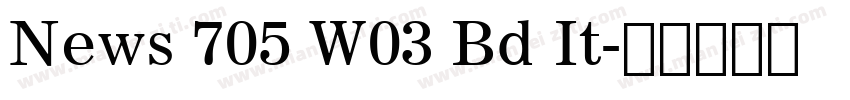 News 705 W03 Bd It字体转换